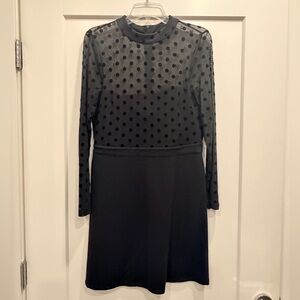 Elegant Black Polka Dot Dress French Connection Nordstrom